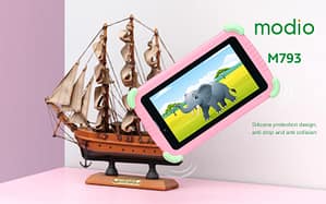 Technical Specifications Specification Details Brand Modio Model M793 Condition Brand New RAM 6GB Internal Storage 256GB Operating System Android Display Large HD Display Cameras Front and Rear Camera Connectivity Wi-Fi, Bluetooth Audio Built-in Speakers Battery Long-lasting Battery